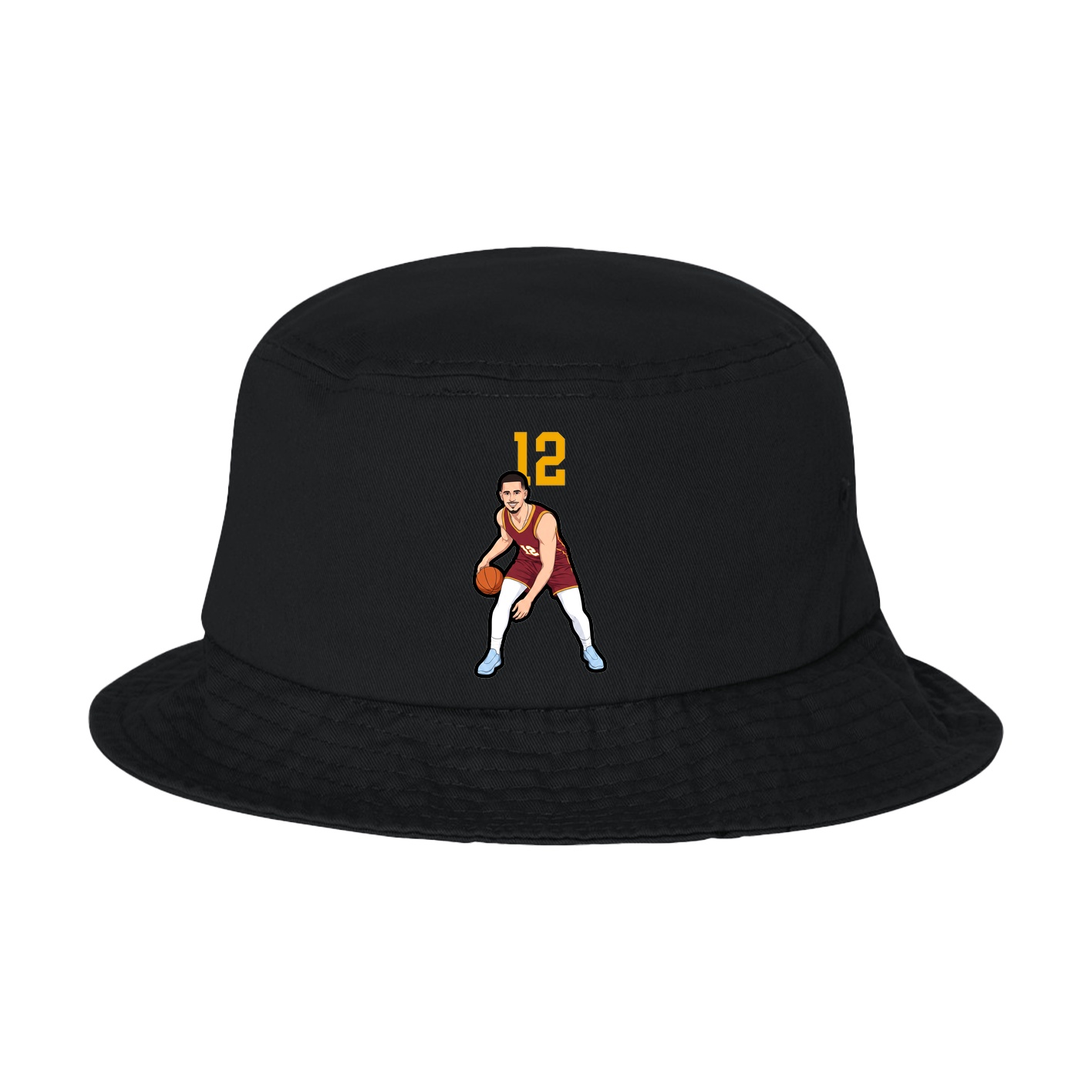 Bucket Cap — Number Top in Black
