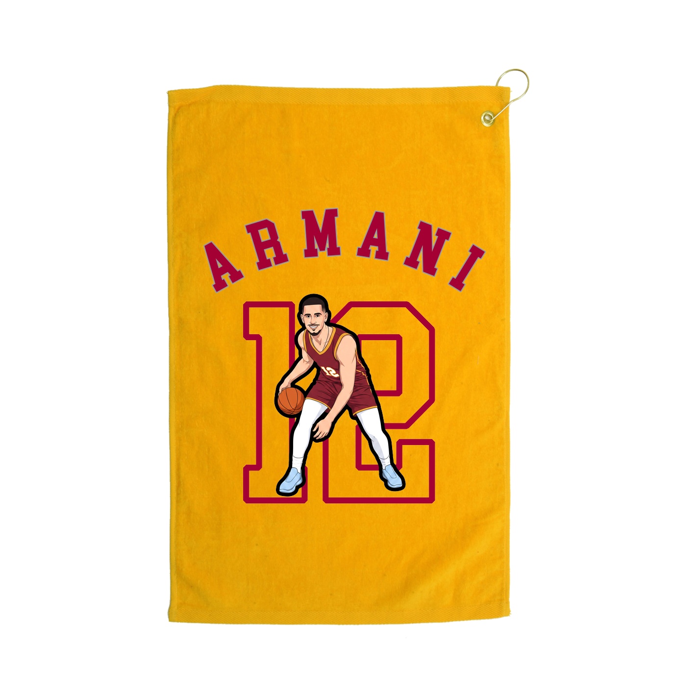 Golf Towel — Shirsey Arch in Gold