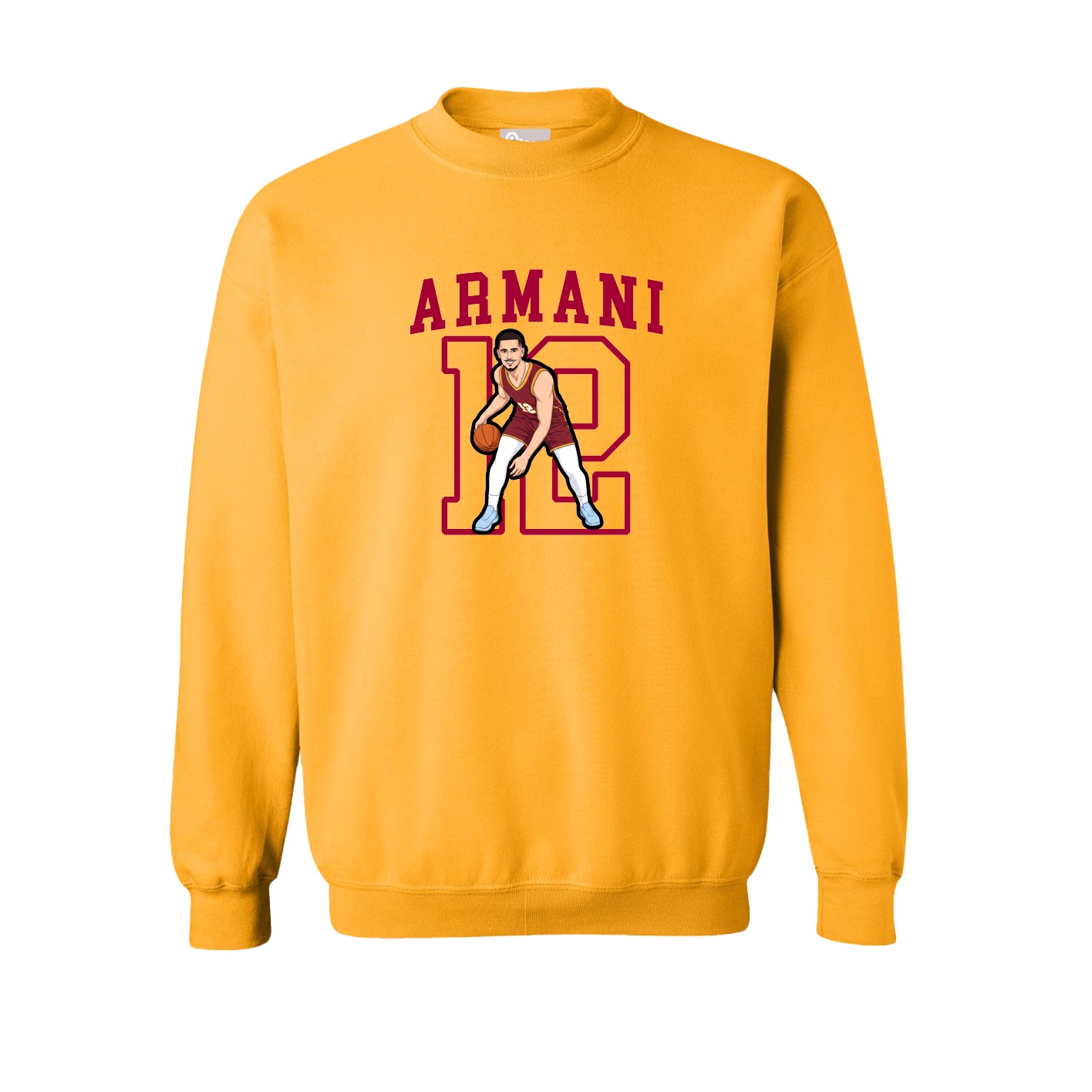 Fleece Crew — Shirsey in Gold