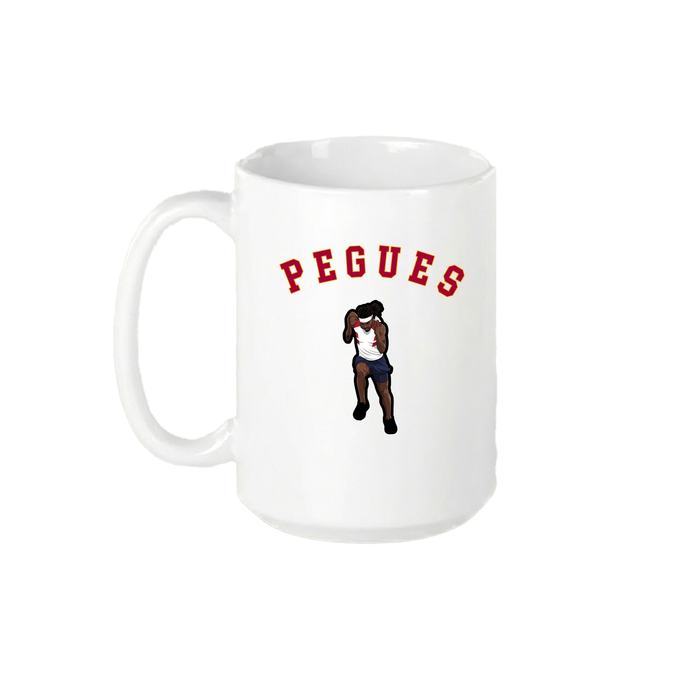 15oz Coffee Mug — Shirsey Arch in White