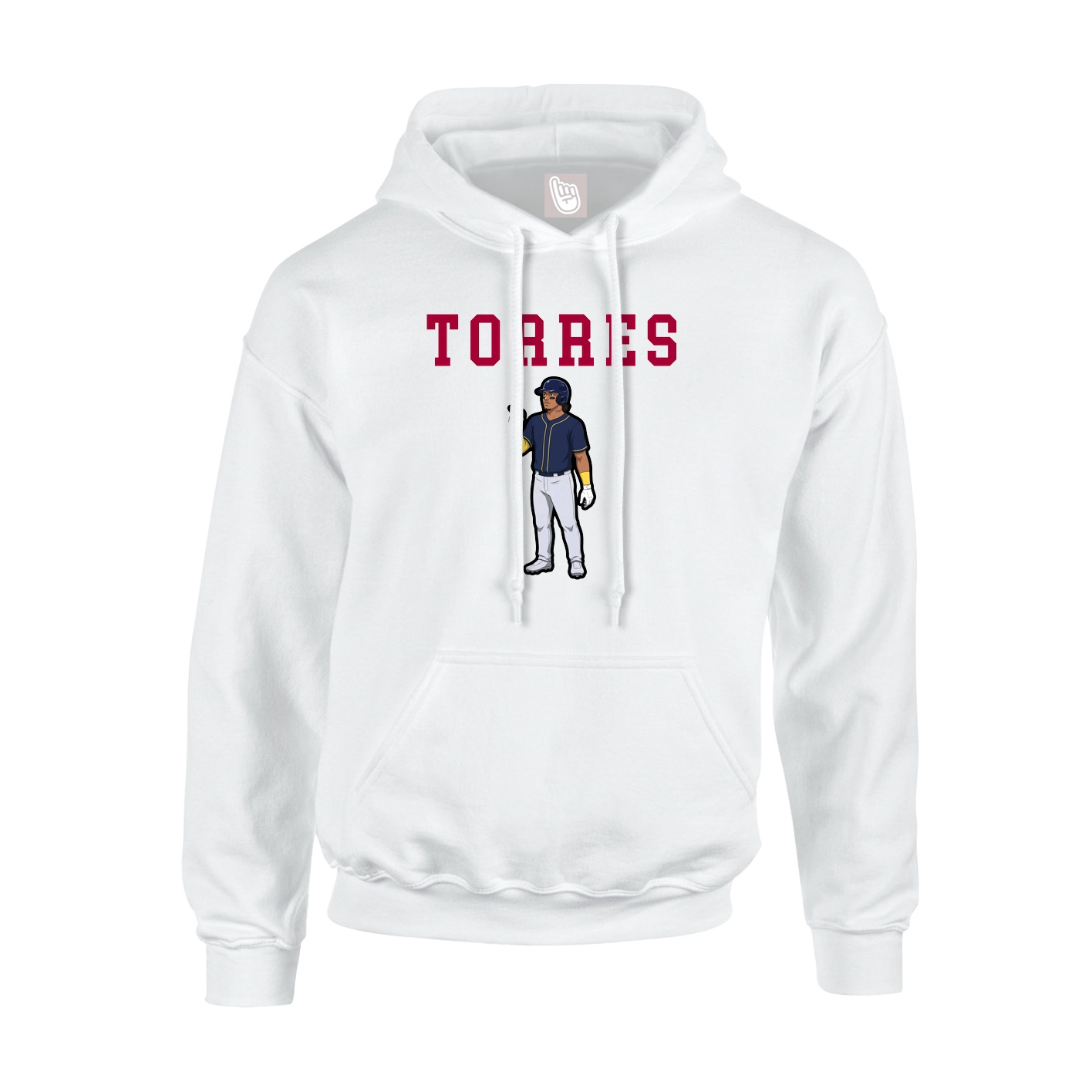 Hoodie — Shirsey in White
