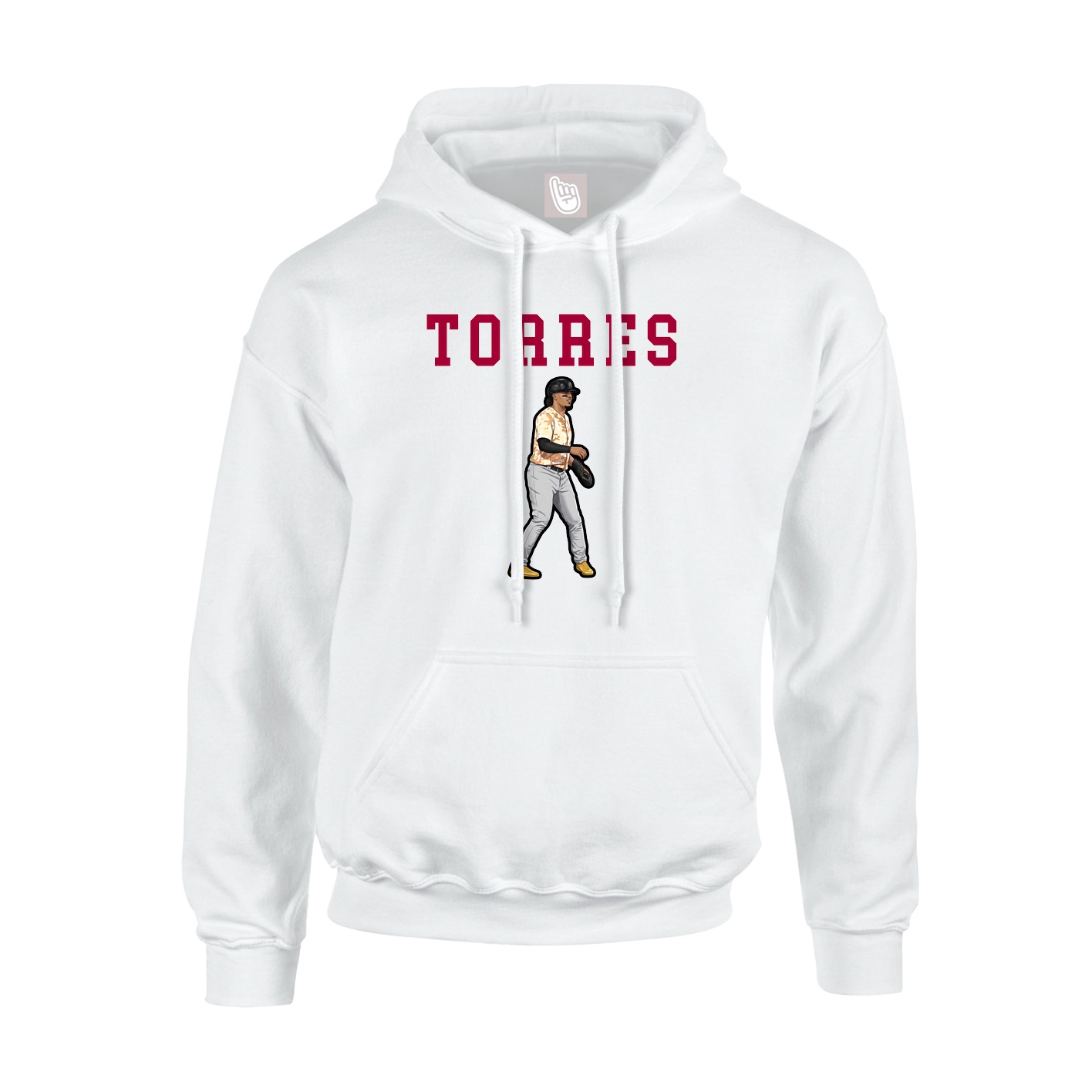 Youth Hoodie — Shirsey in White