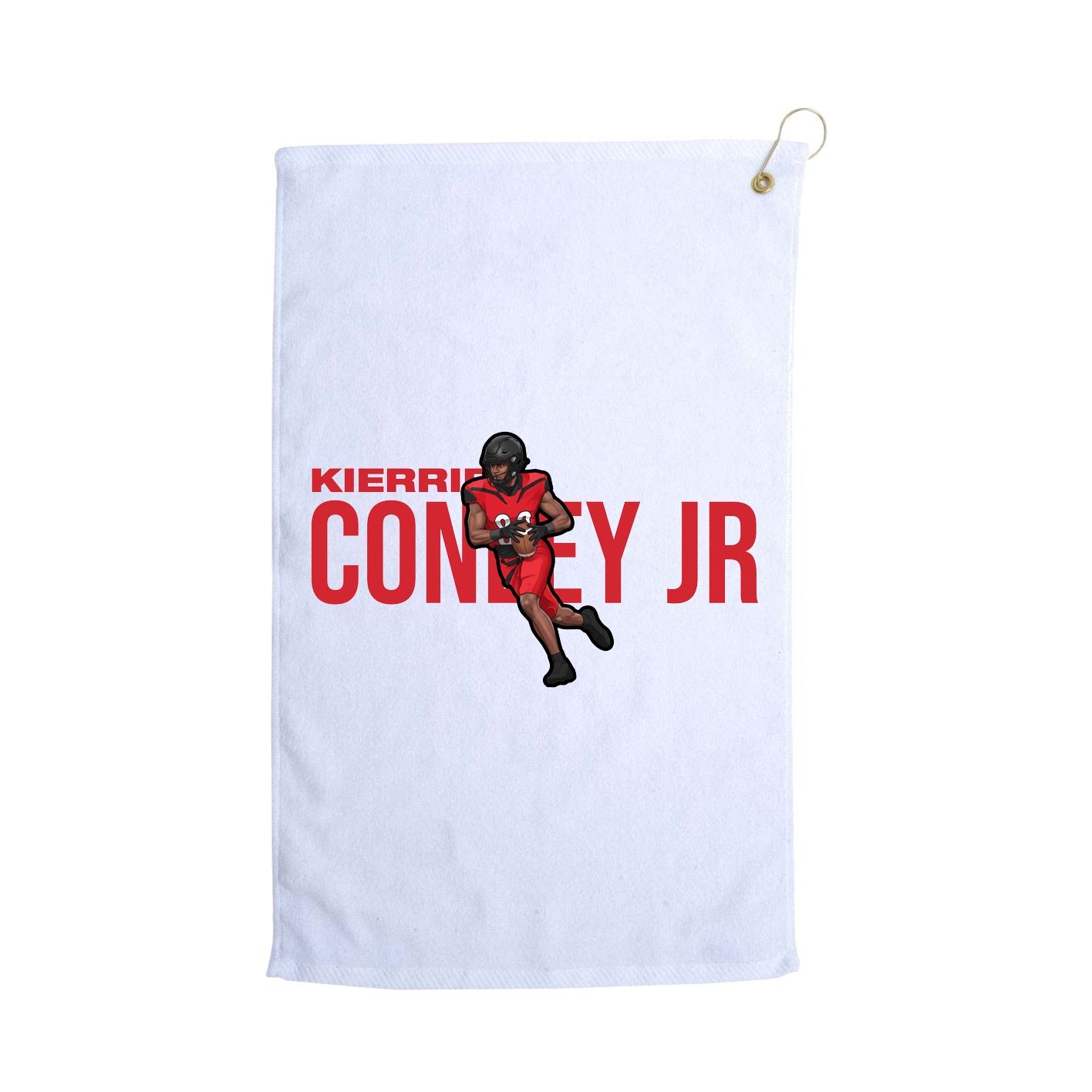 Golf Towel — Player Name in White