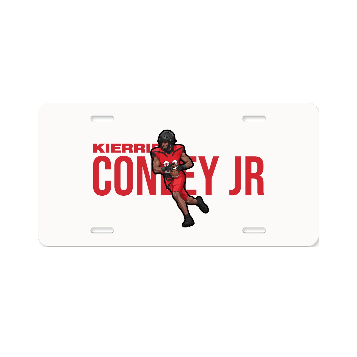 License Plate — Player Name in Classic