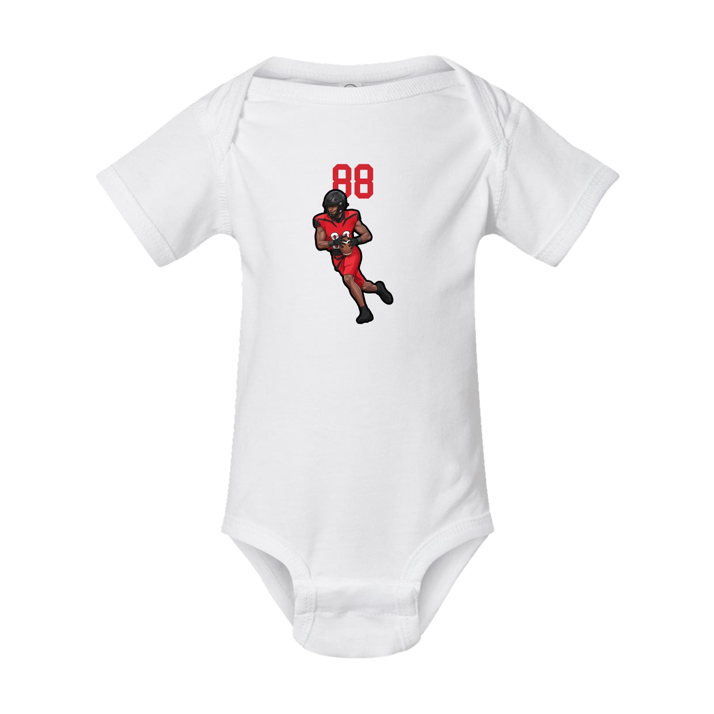 Baby Onesie — Number Top in White
