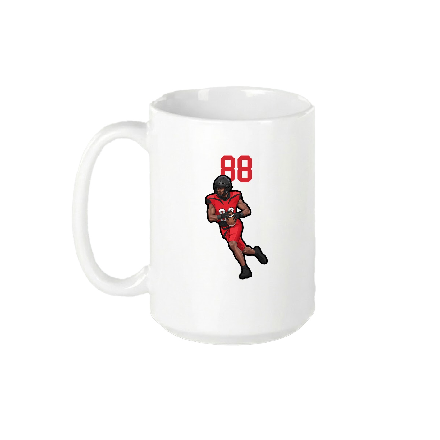 15oz Coffee Mug — Number Top in White
