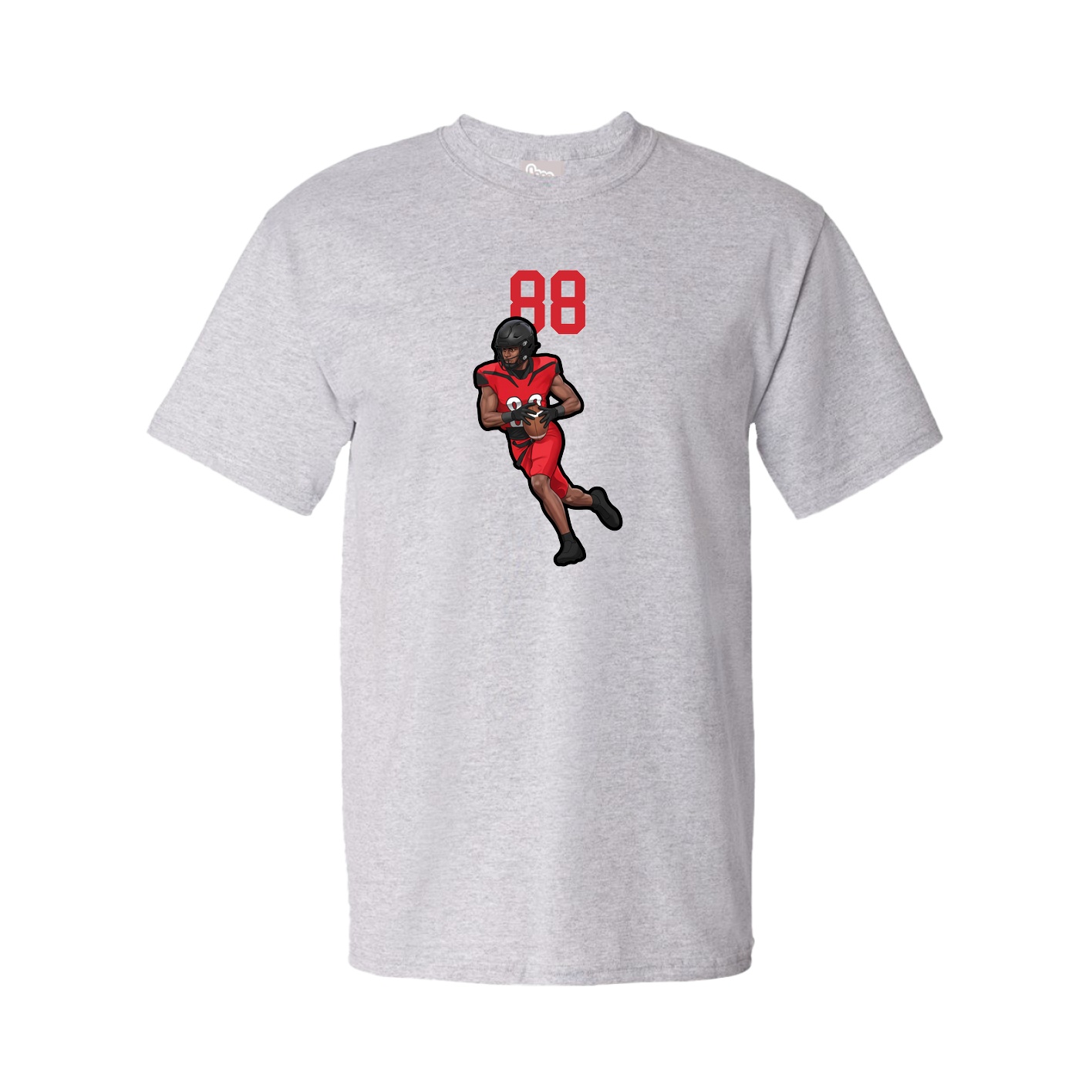 Youth Tee — Number Top in Grey
