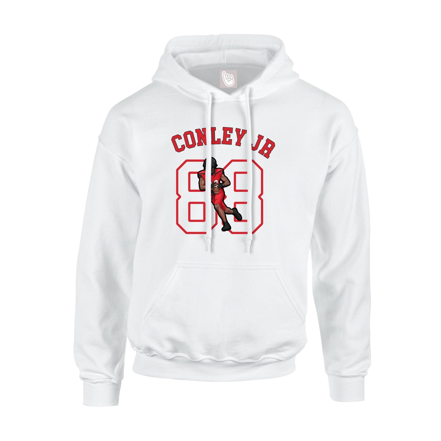 Hoodie — Shirsey Arch in White