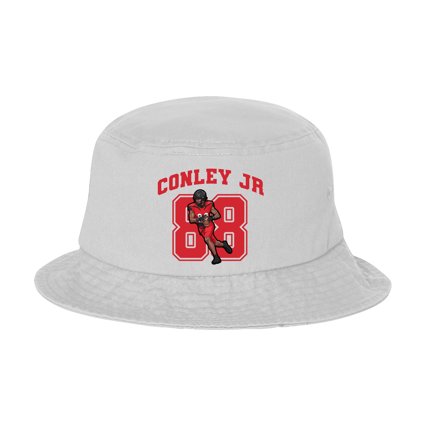 Bucket Cap — Number in White
