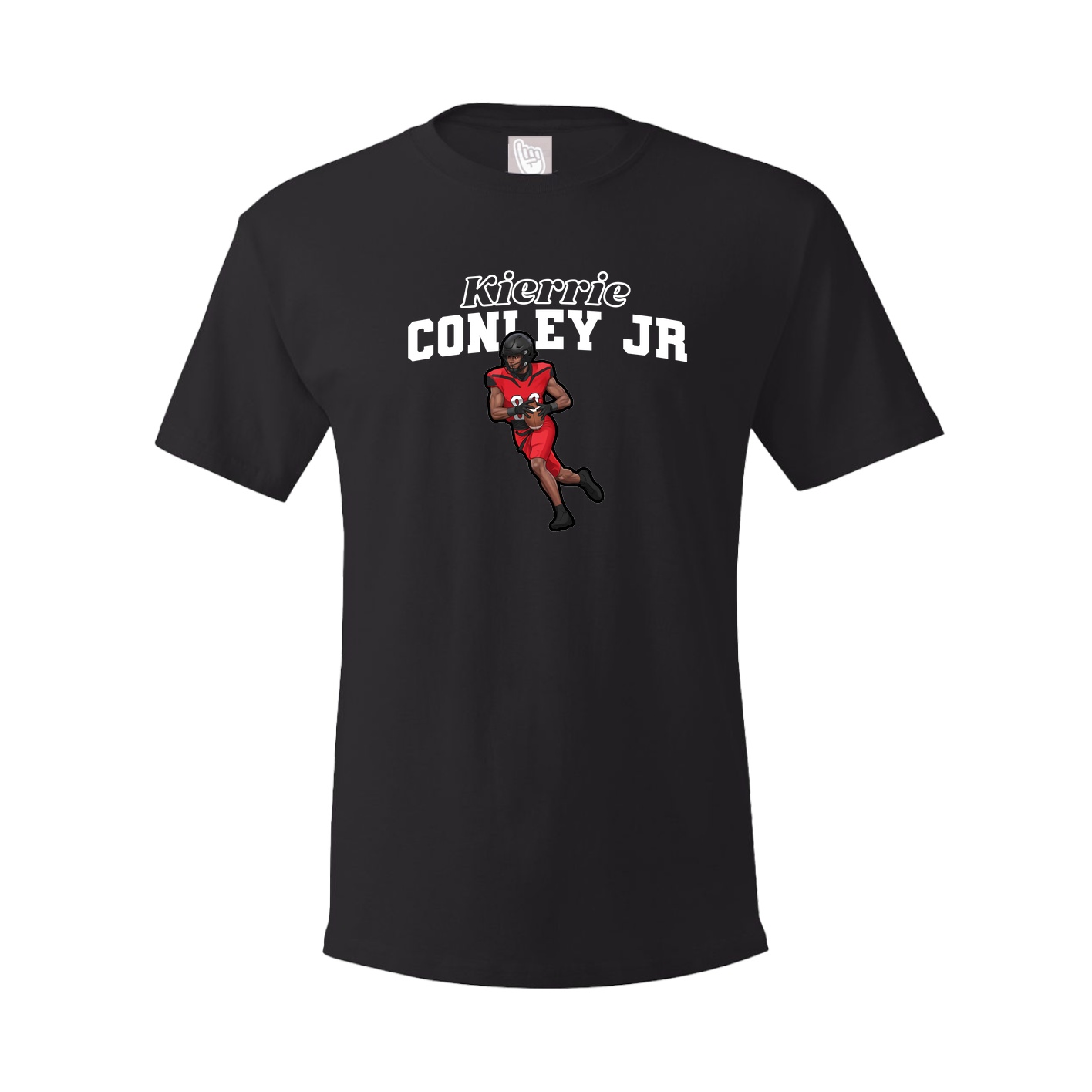 Youth Tee — Name Arch in Black