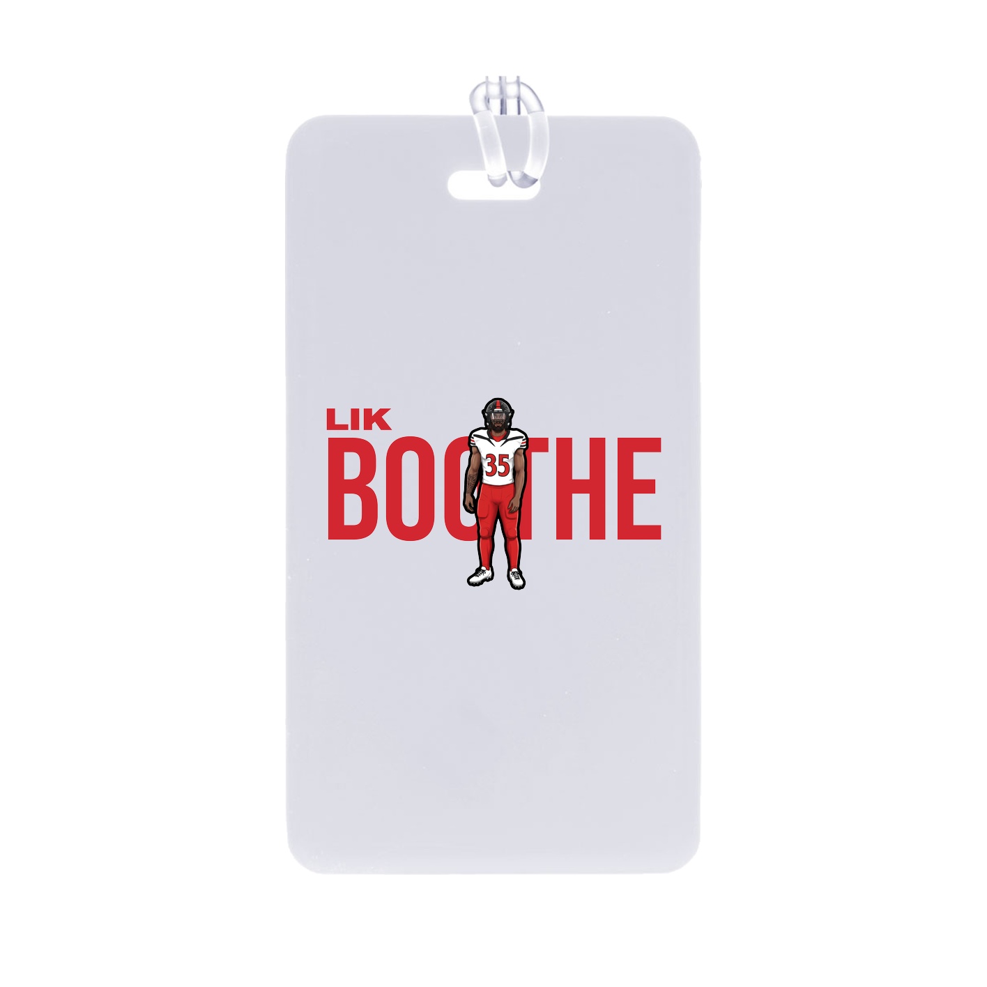Bag Tag — Player Name in Classic