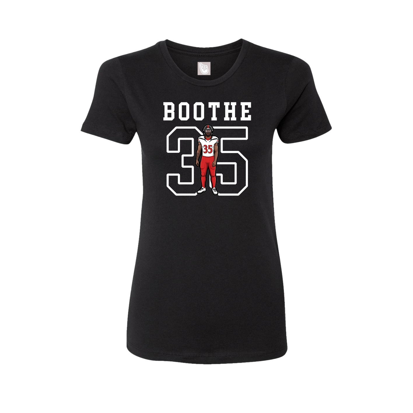 Fitted Women's Tee — Shirsey in Black