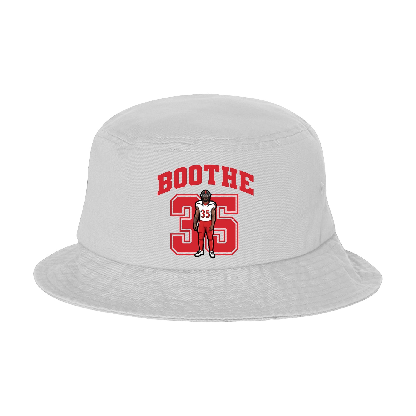 Bucket Cap — Number in White
