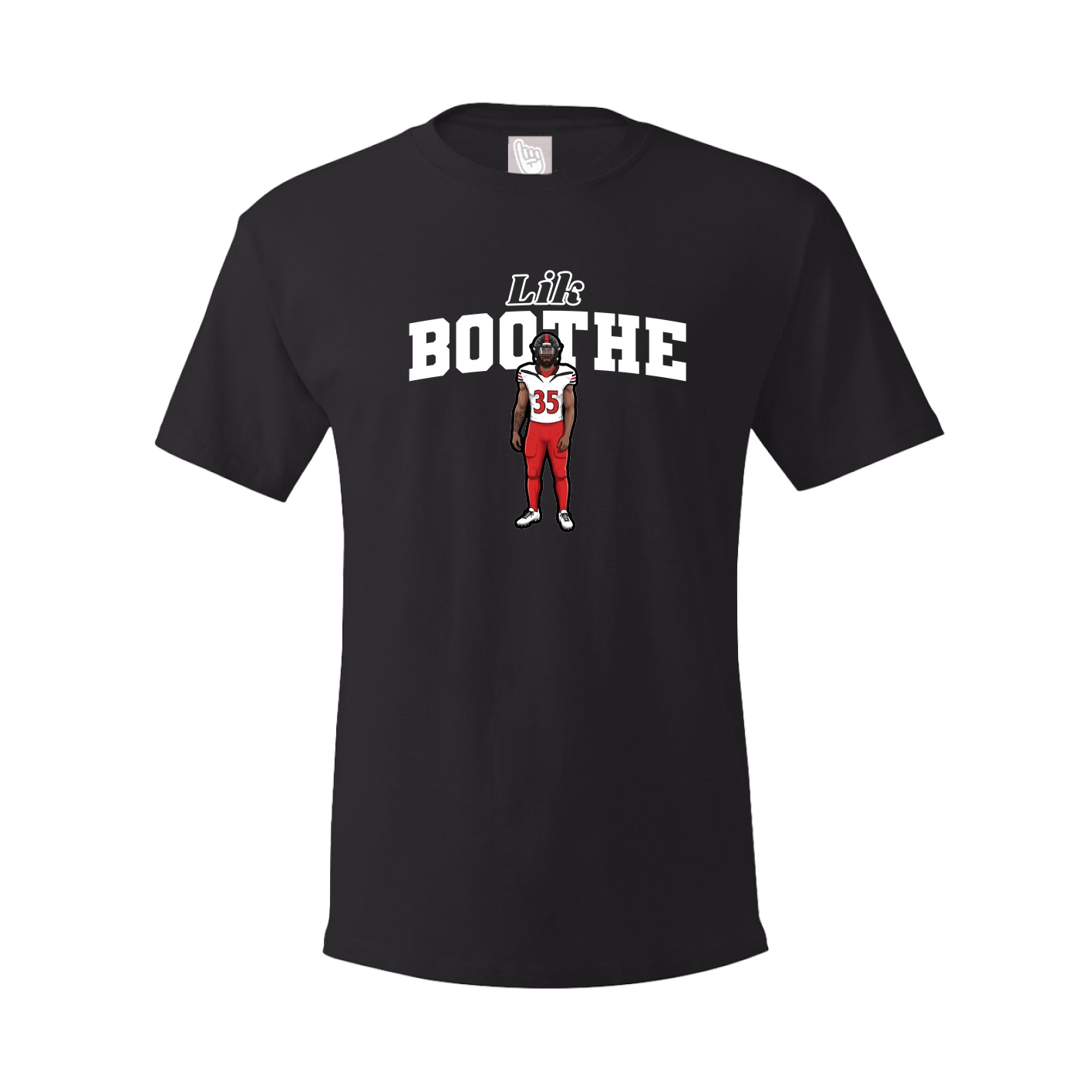 Youth Tee — Name Arch in Black