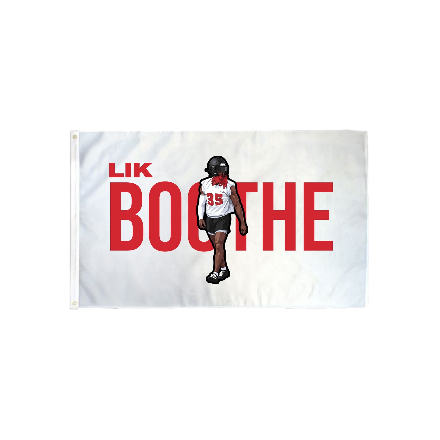 3x5 Flag — Player Name in Classic