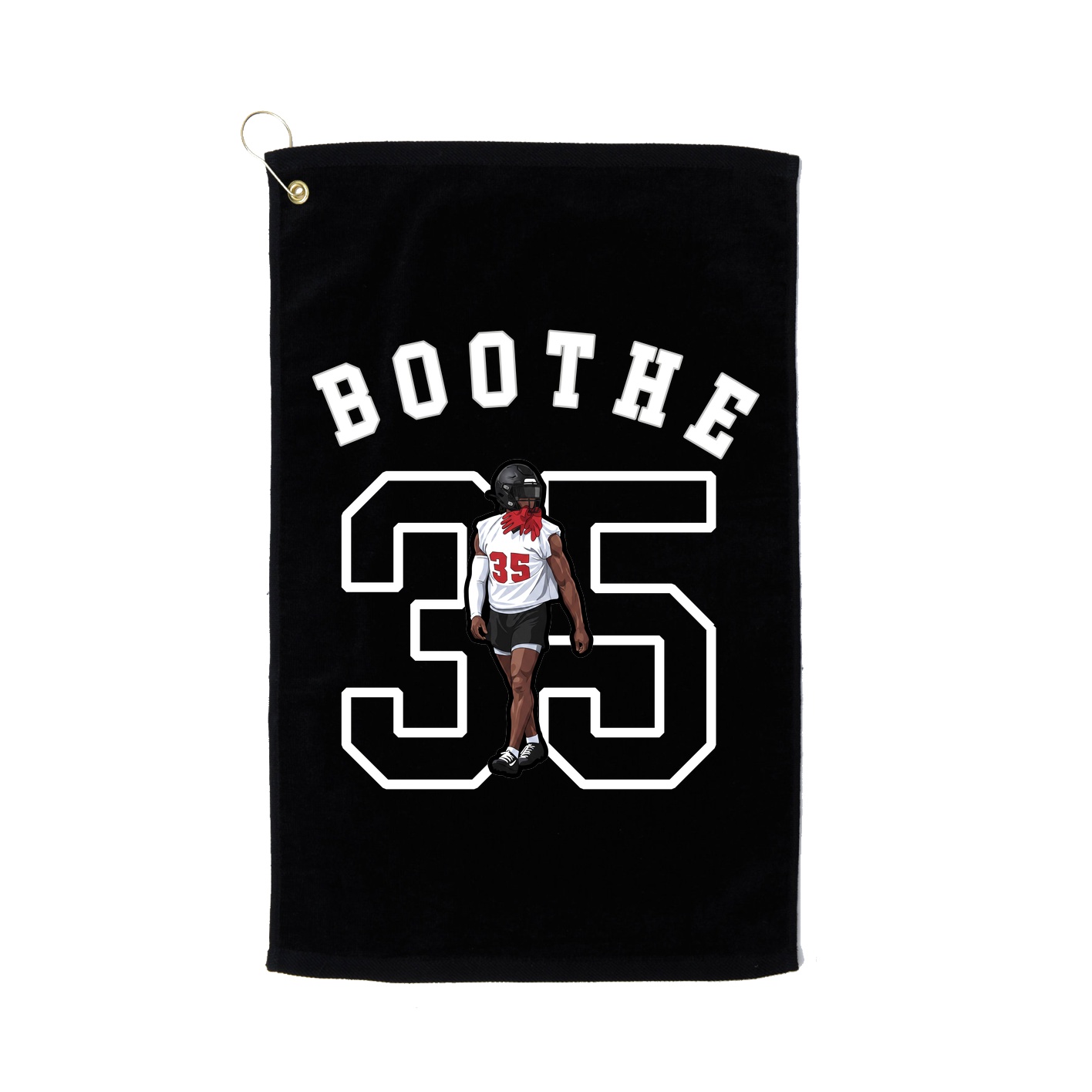 Golf Towel — Shirsey Arch in Black