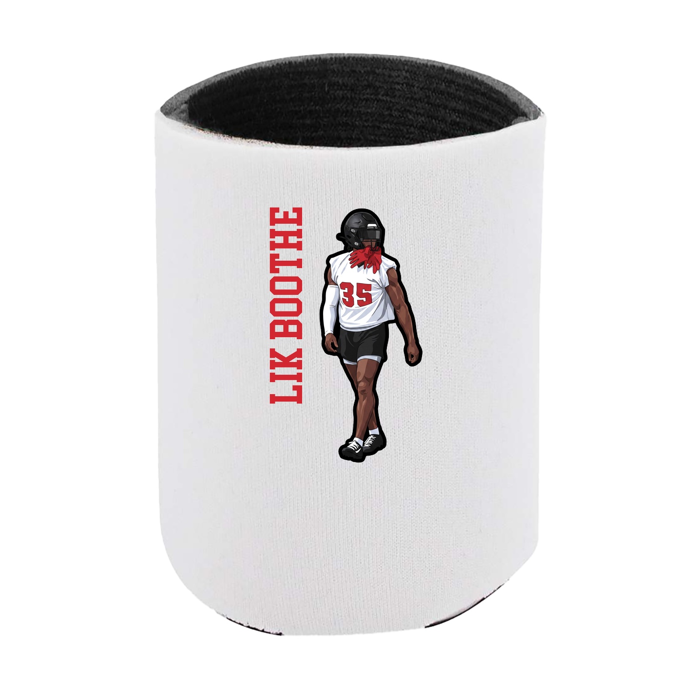Can Holder — Name Vertical in White