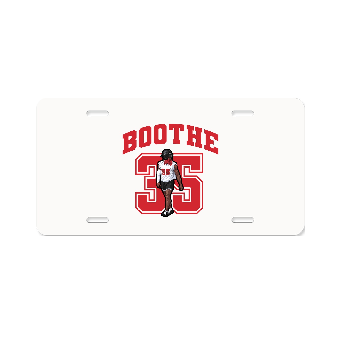 License Plate — Number in Classic
