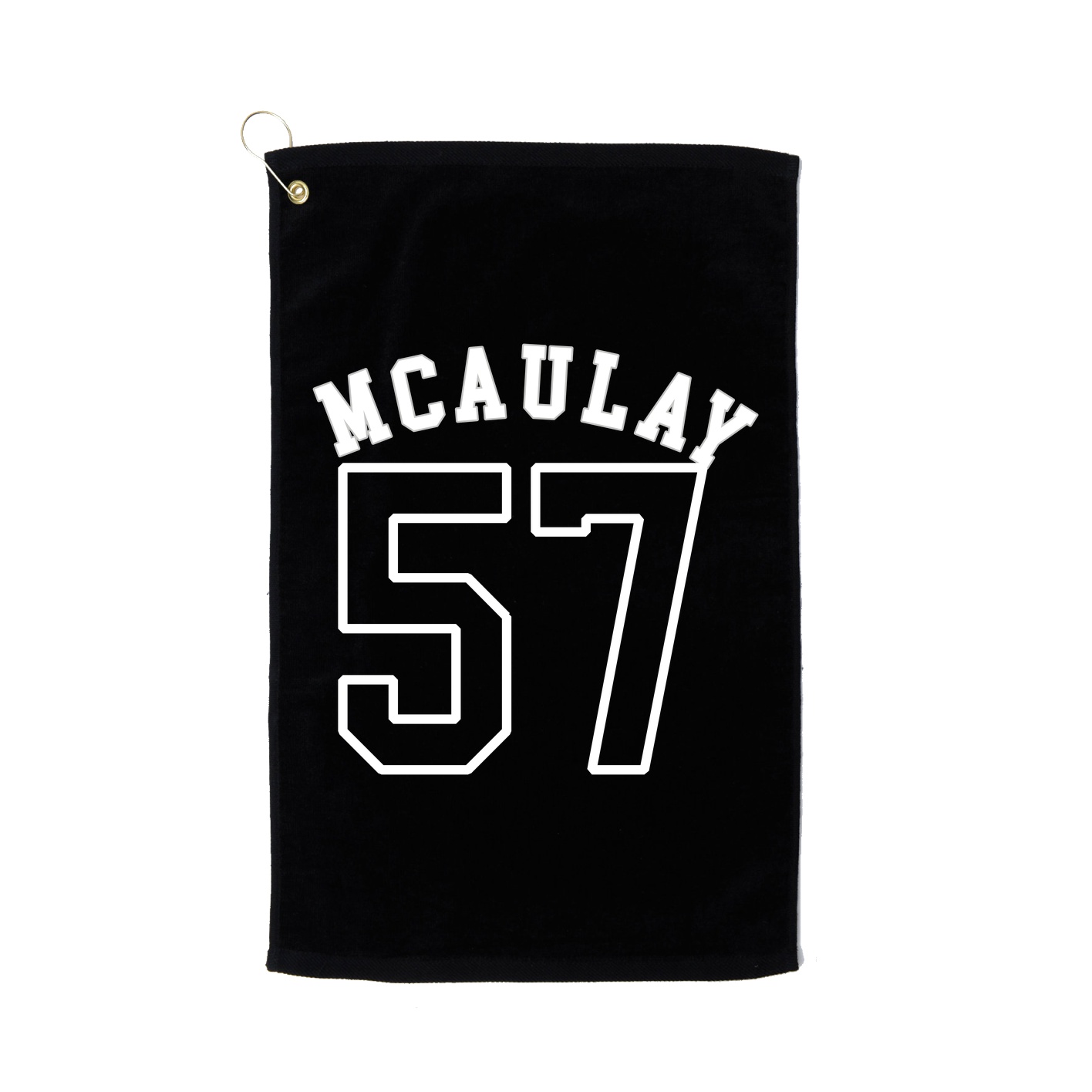 Golf Towel — Shirsey Arch in Black