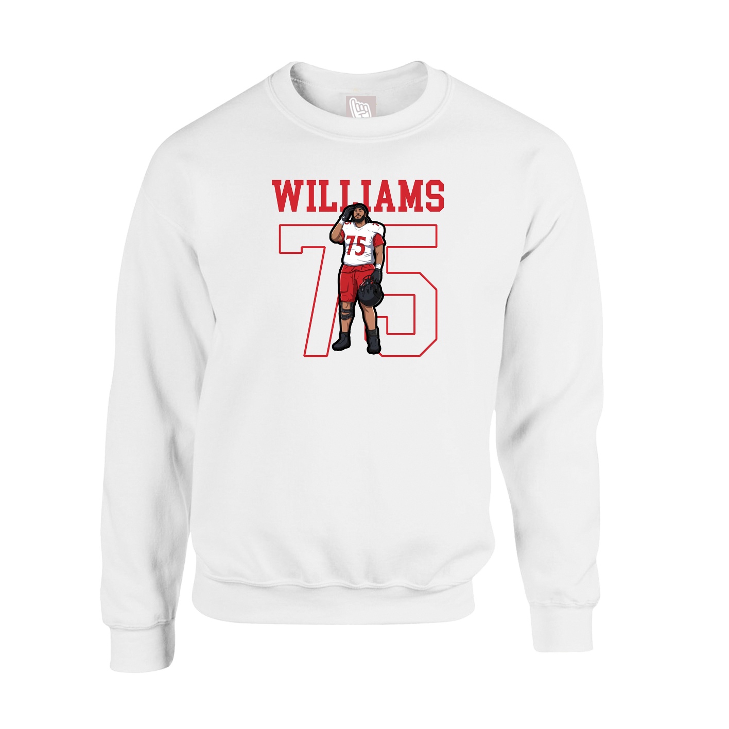 Fleece Crew — Shirsey in White
