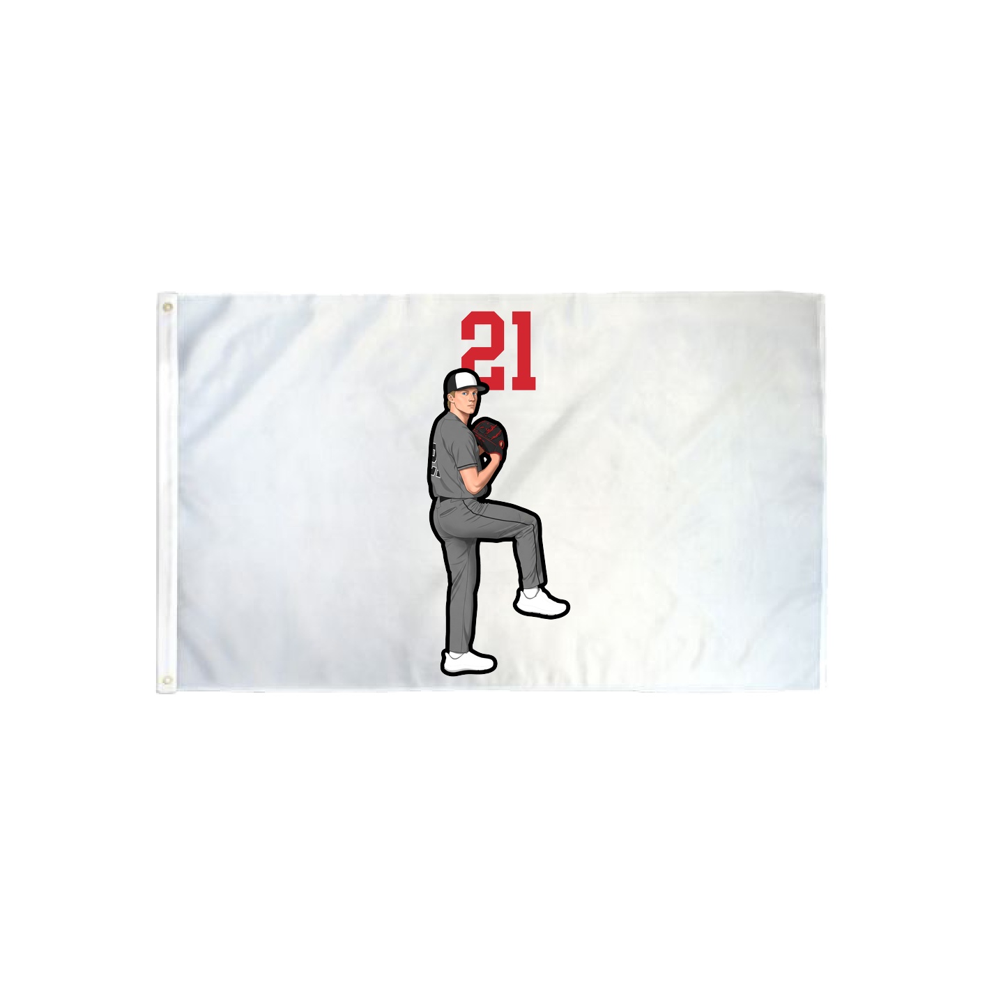 3x5 Flag — Number Top in Classic