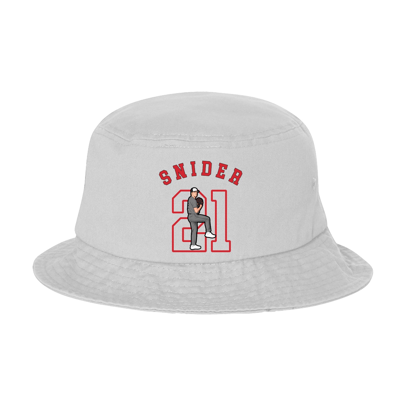 Bucket Cap — Shirsey Arch in White