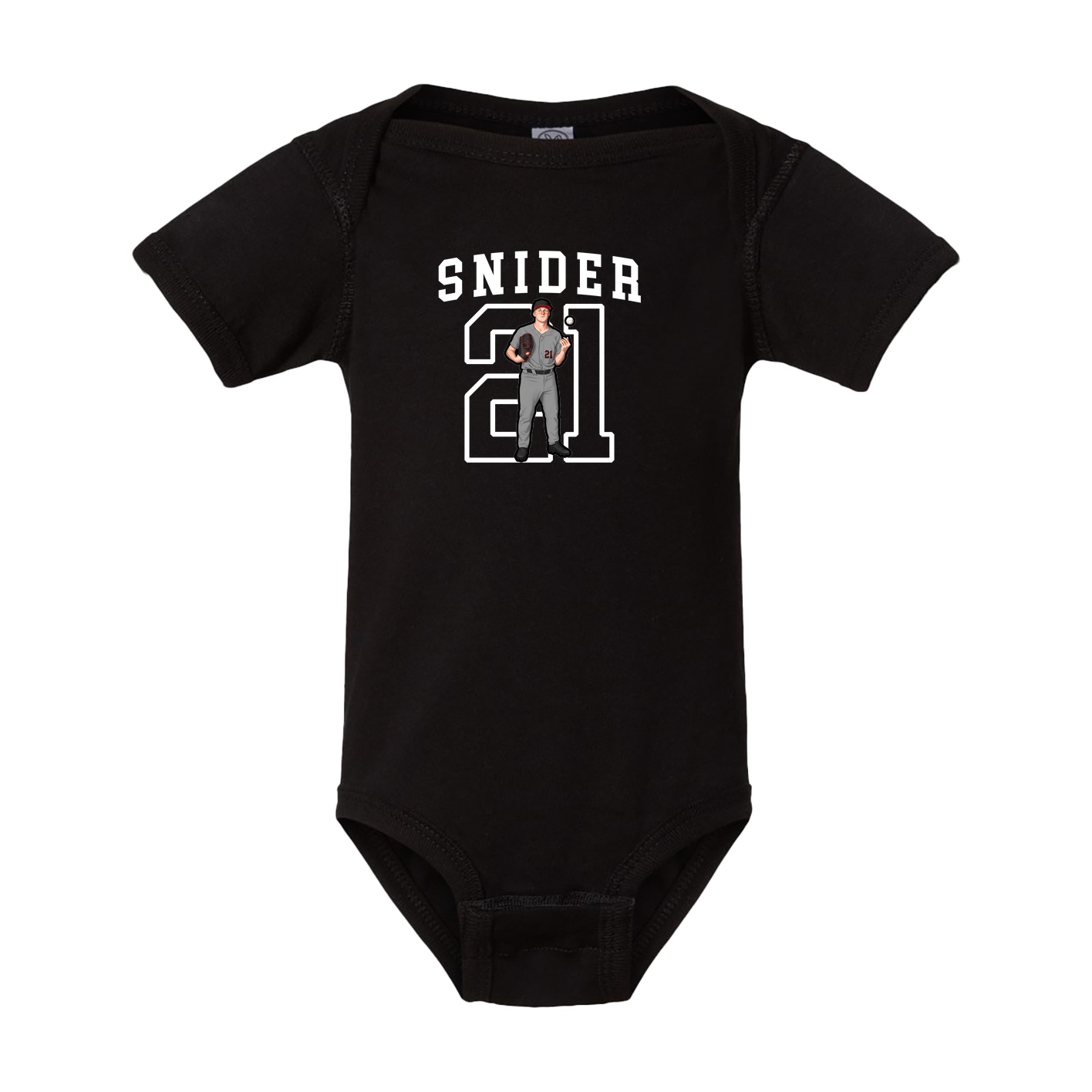 Baby Onesie — Shirsey in Black