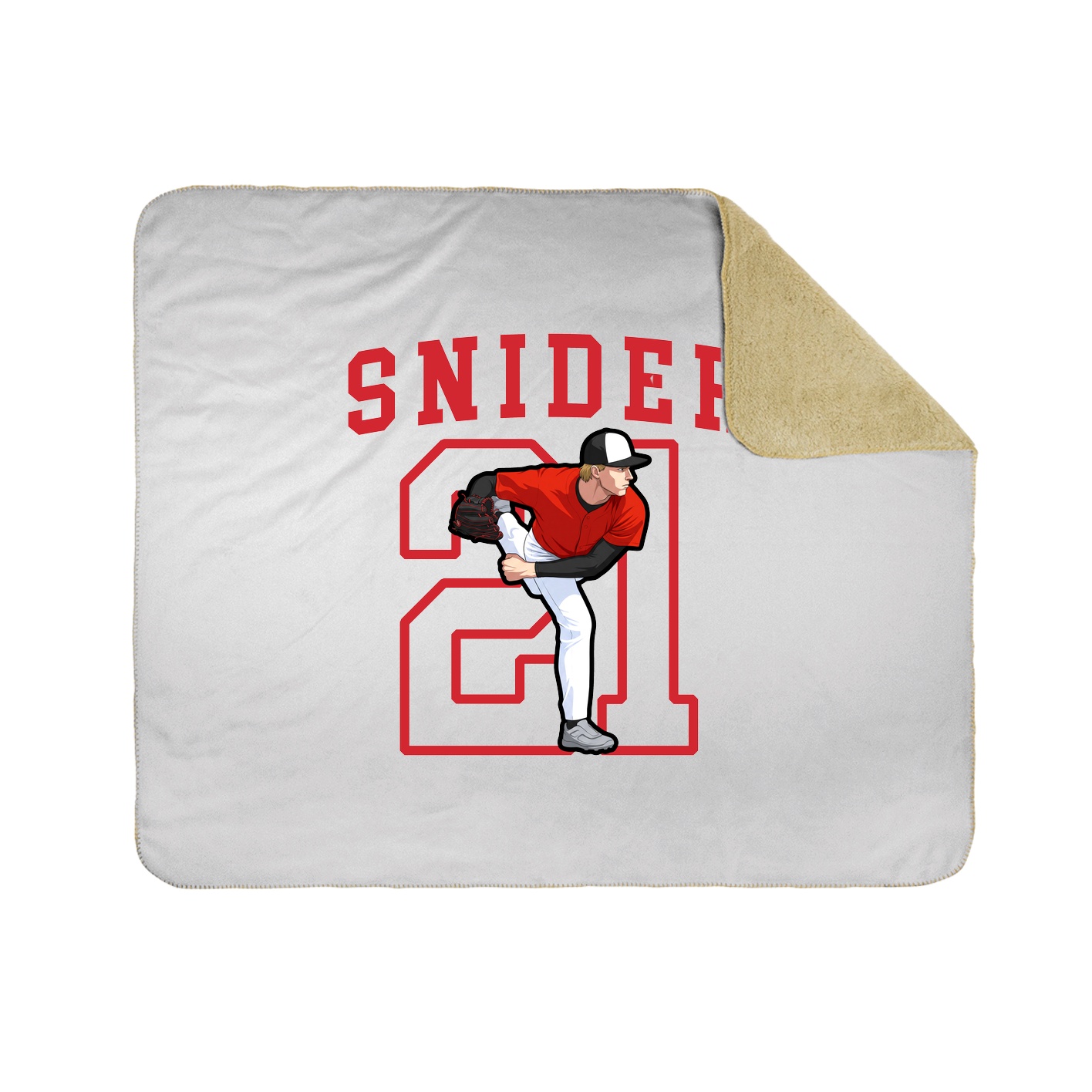 Throw Blanket — Shirsey in White