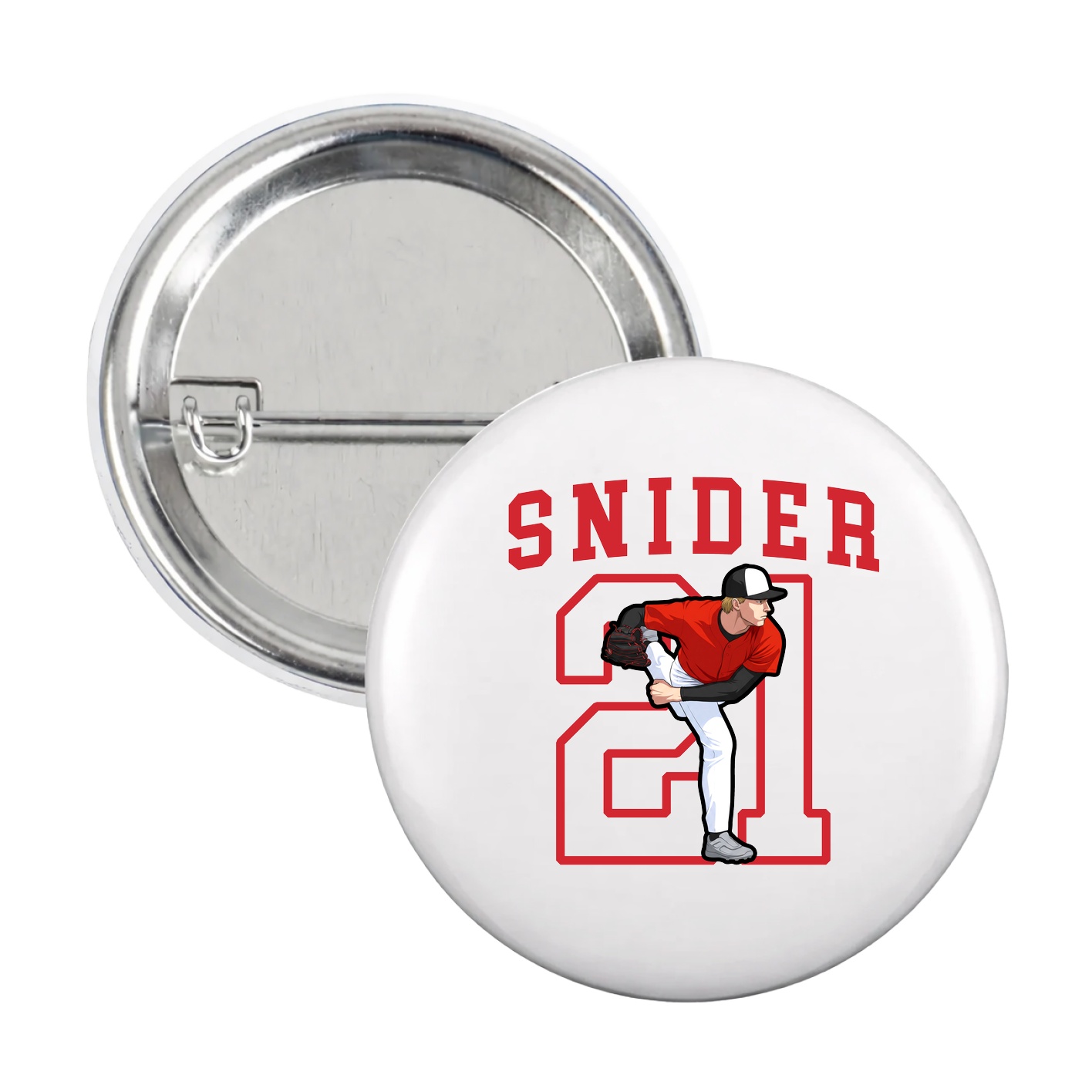 Game Day Button — Shirsey in White