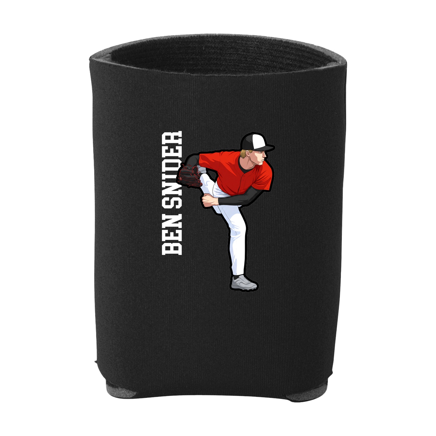 Can Holder — Name Vertical in Black