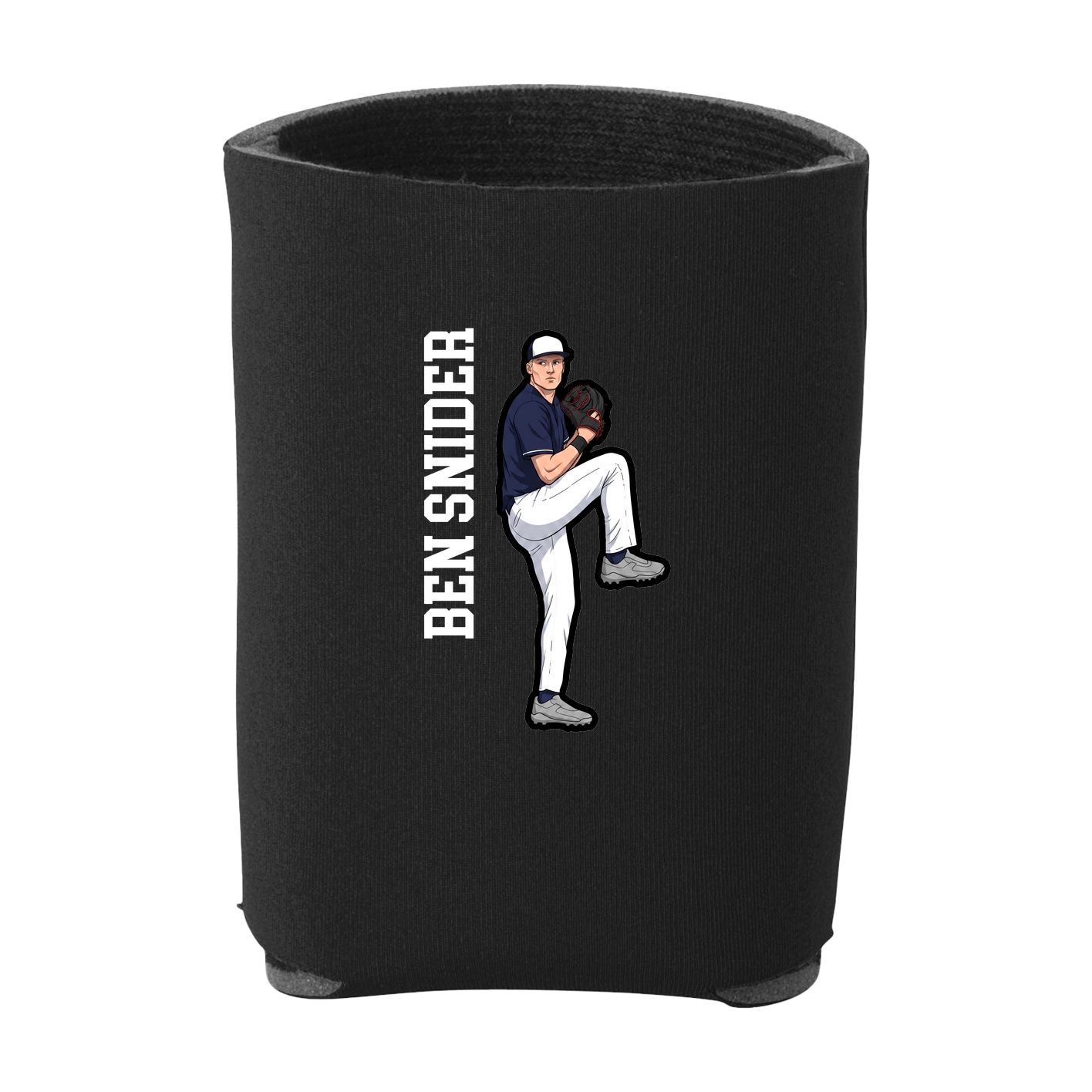 Can Holder — Name Vertical in Black