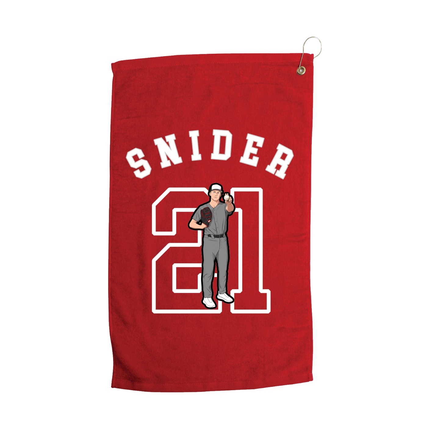Golf Towel — Shirsey Arch in Red