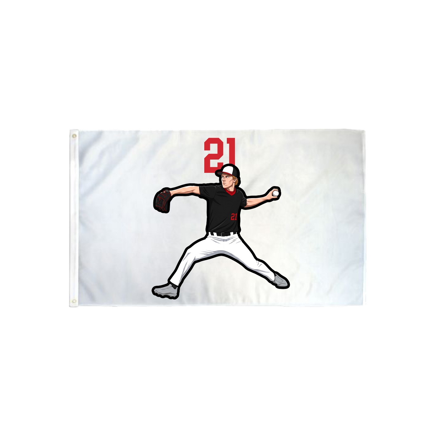 3x5 Flag — Number Top in Classic