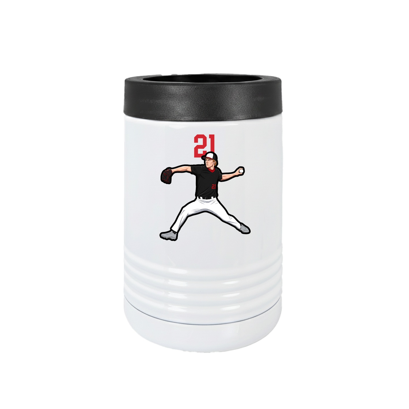 Beverage Holder — Number Top in White