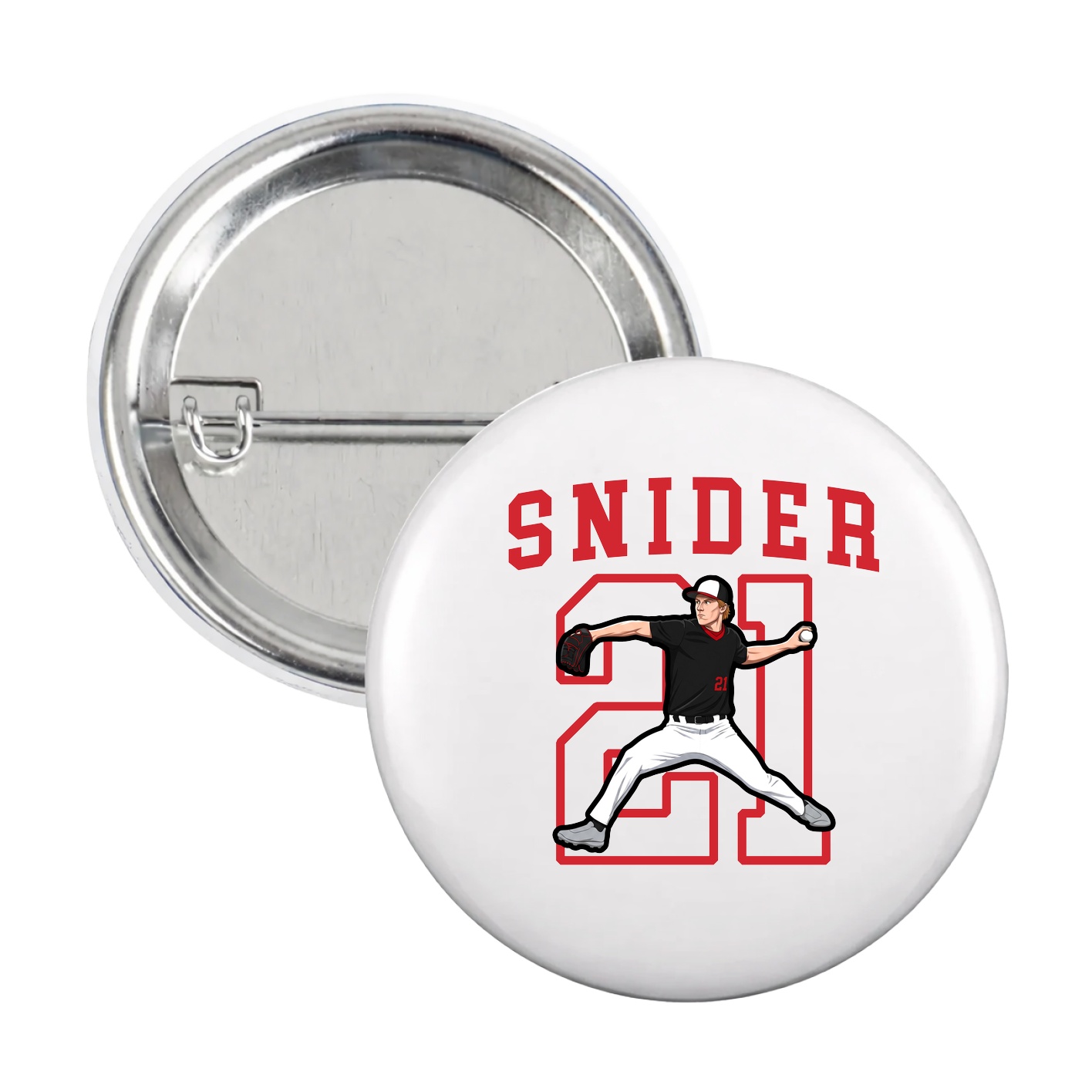 Game Day Button — Shirsey in White