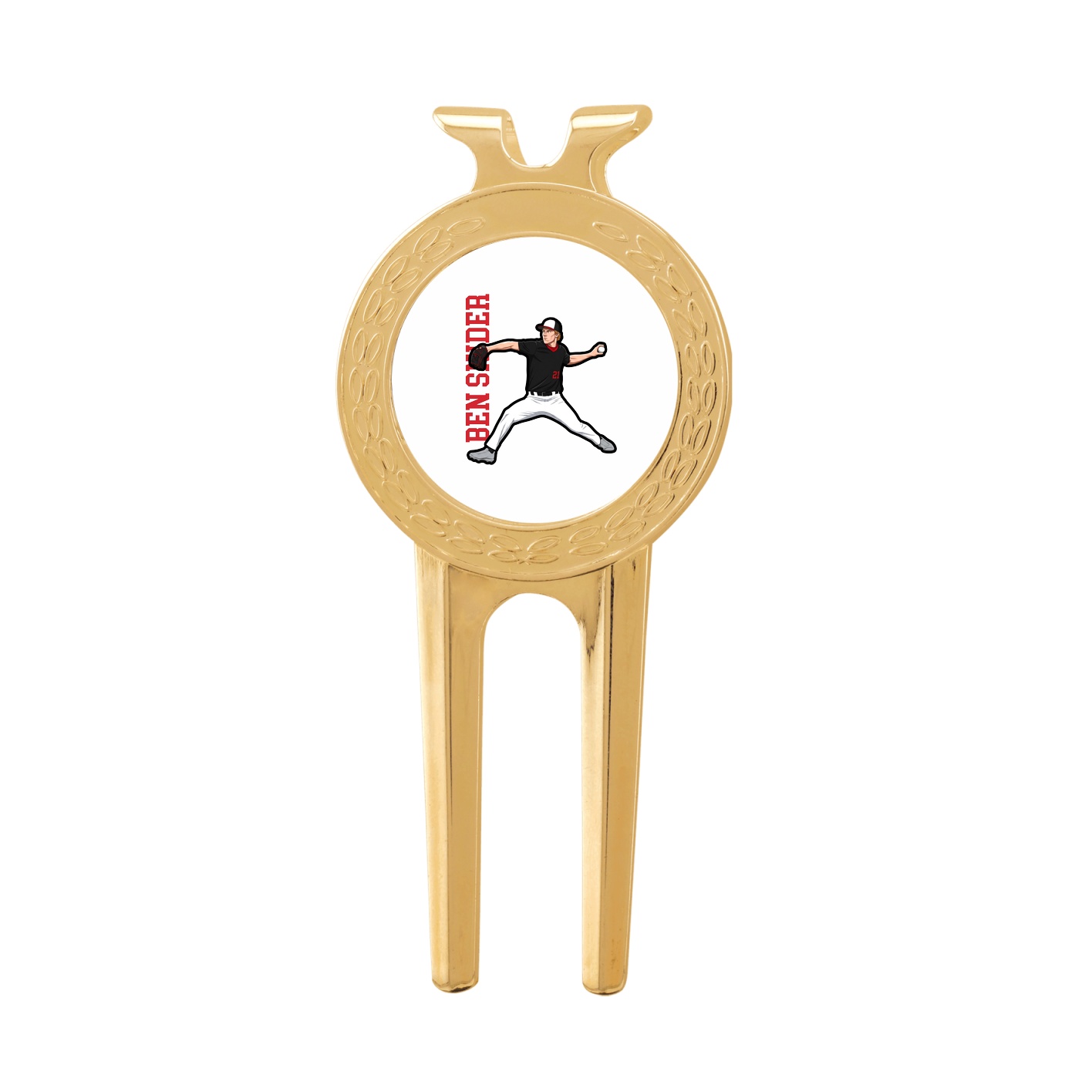 Divot Tool with Ball Marker — Name Vertical in Classic