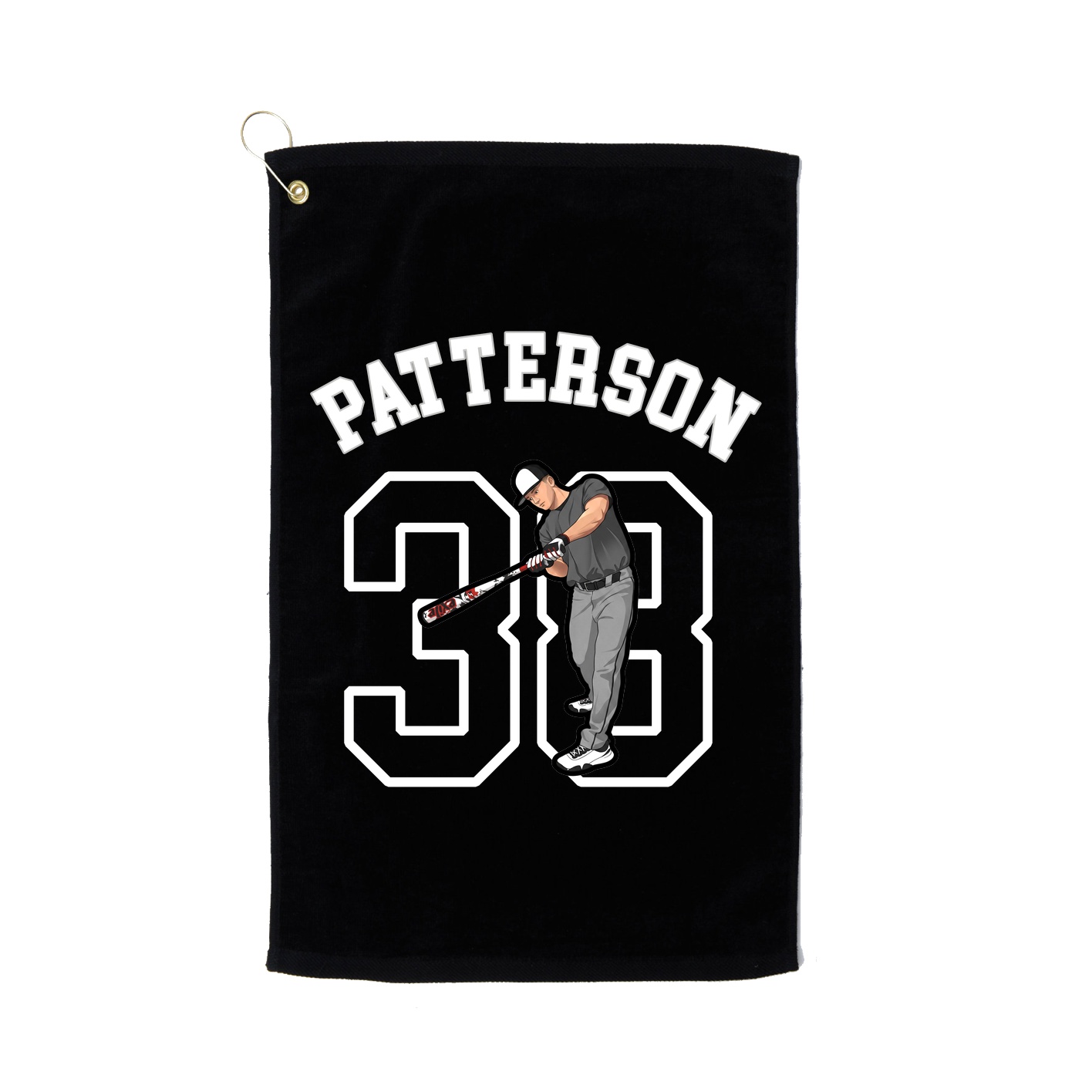 Golf Towel — Shirsey Arch in Black