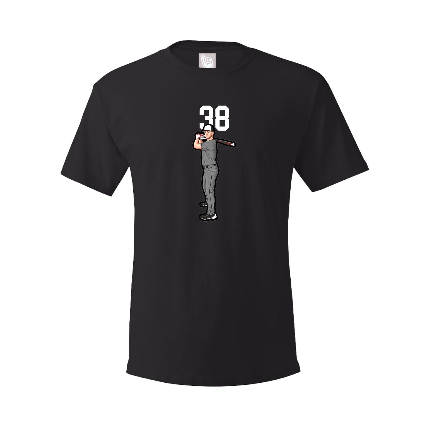 Tee — Number Top in Black
