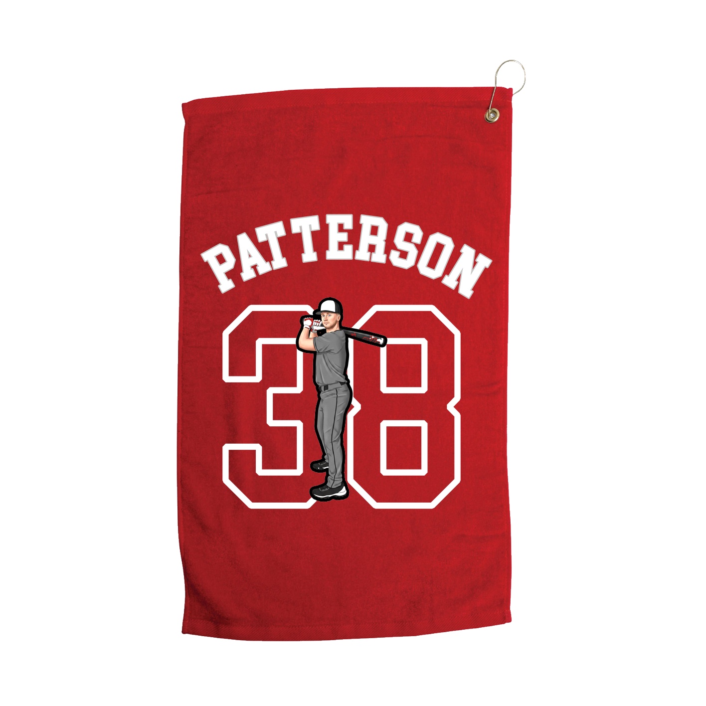 Golf Towel — Shirsey Arch in Red