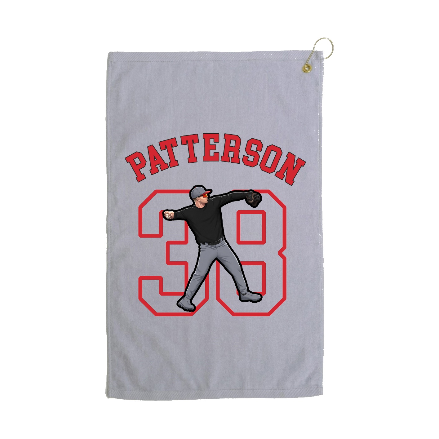 Golf Towel — Shirsey Arch in Grey