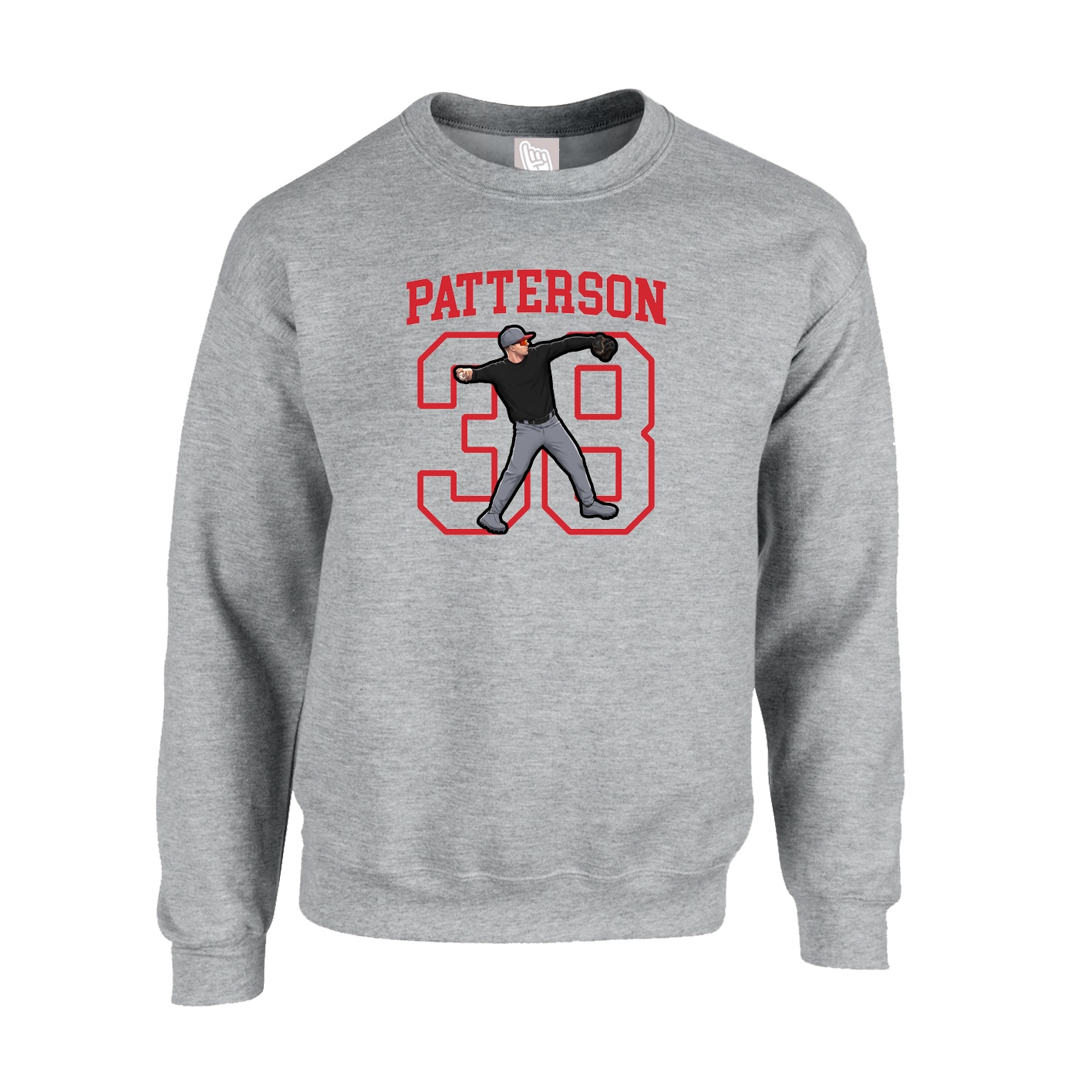 Fleece Crew — Shirsey in Grey