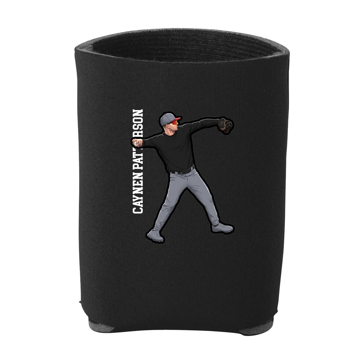 Can Holder — Name Vertical in Black