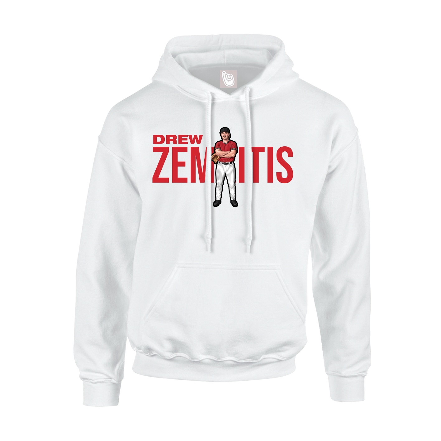 Hoodie — Player Name in White