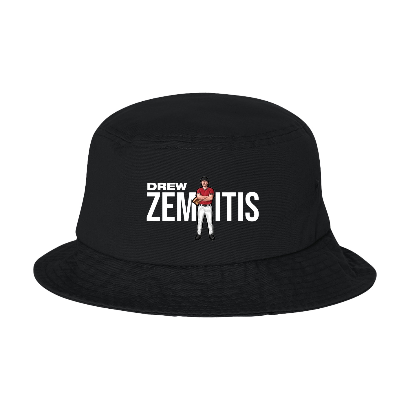 Bucket Cap — Player Name in Black