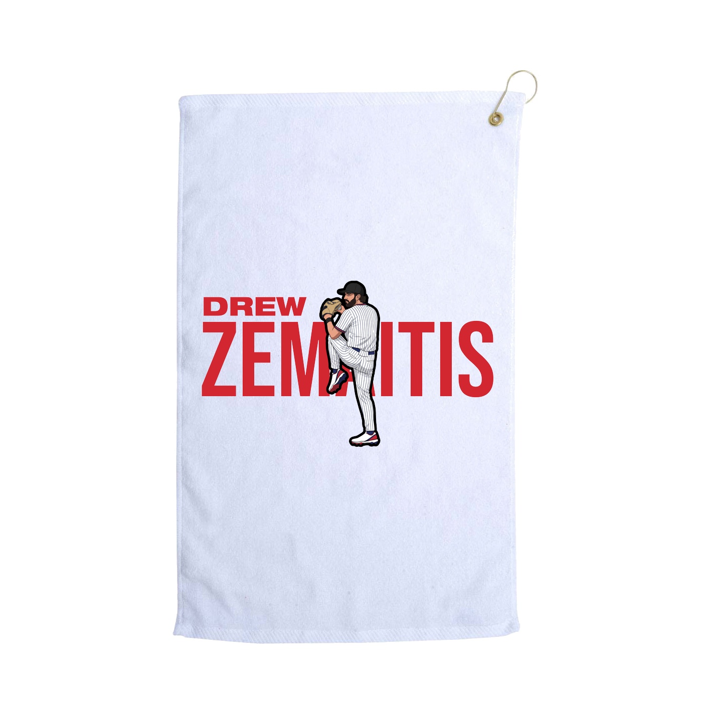 Golf Towel — Player Name in White
