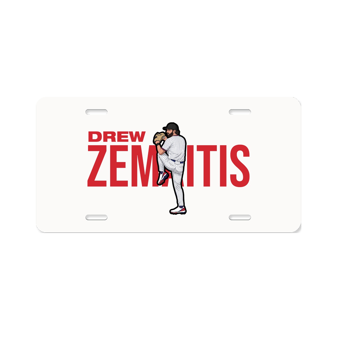License Plate — Player Name in Classic