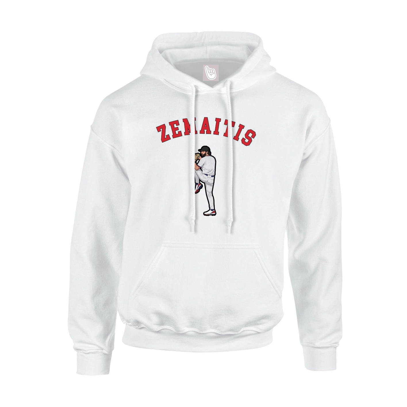 Hoodie — Shirsey Arch in White