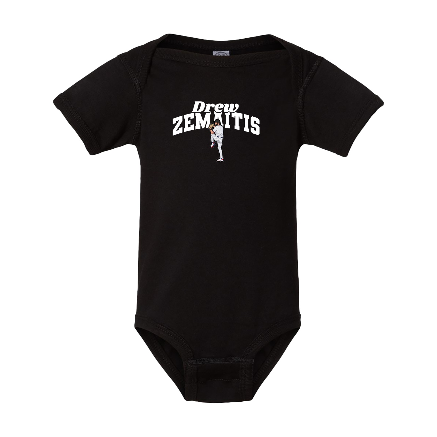 Baby Onesie — Signature Arch in Black