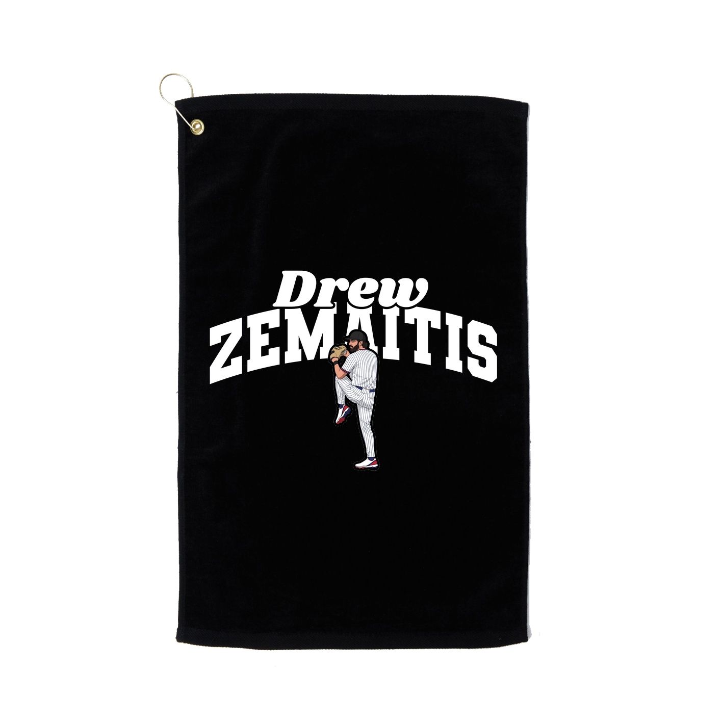 Golf Towel — Signature Arch in Black