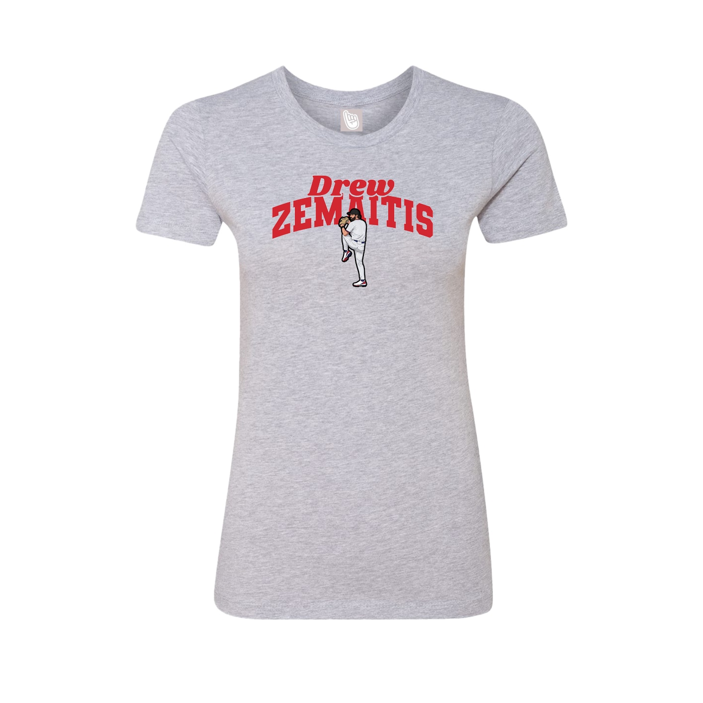 Womens Tee — Signature Arch in Grey